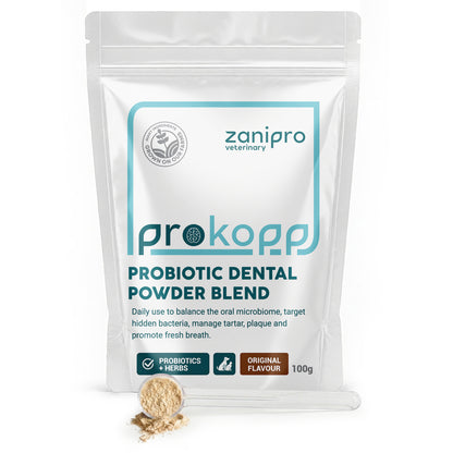 Dental Powder for Dogs & Cats – Natural Plaque & Breath Support (100g)