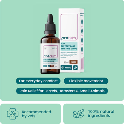 Joint Supplement Drops for Rabbits & Small Animals – Glucosamine & MSM (30ml)
