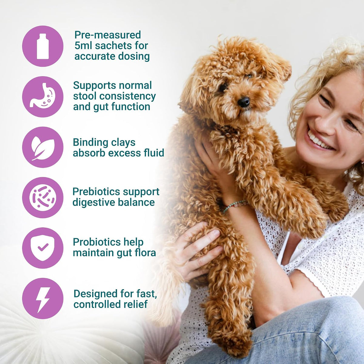 Probiotic Paste for Dogs | Upset Stomach & Diarrhea Relief | 20 Sachets (100ml)